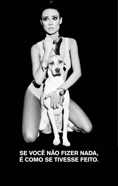 A atriz Thaila Ayala está entre as beldades que posaram em defesa dos animais.<br> A atriz Thaila Ayala está entre as beldades que posaram em defesa dos animais.<br>