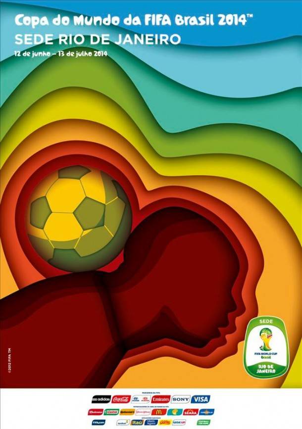Prefeitura divulga pôster do Rio para a Copa de 2014