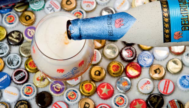 A melhor carta de cervejas: Delirium Café