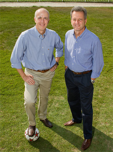 Os executivos entram em campo