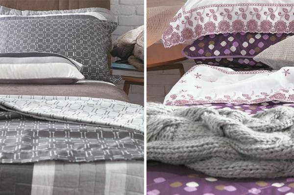 Lembre-se que, nos quartos, os conjuntos de cama normalmente j&aacute; v&ecirc;m com um mix de estampas. Por isso, tome cuidado quando for escolher os m&oacute;veis e revestimentos do c&ocirc;modo.<br>