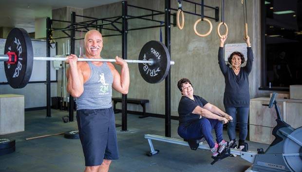 Os vovôs no crossfit