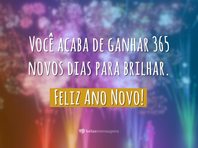 Mensagens de ano novo Mensagens de ano novo