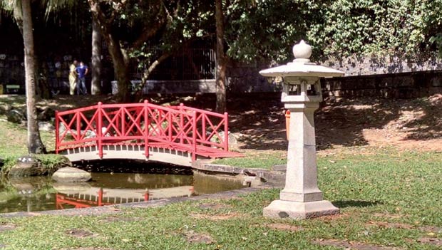 Recanto japonês no Alto da Boa Vista