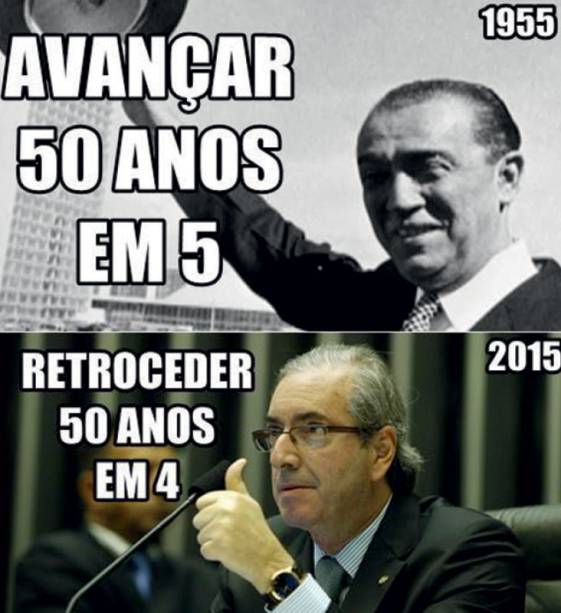 O deputado carioca e presidente da C&acirc;mara &mdash; Eduardo Cunha tornou-se alvo preferencial dos piadistas &mdash; chegou a ser comparado ao maquiav&eacute;lico Frank Underwood, personagem principal da s&eacute;rie pol&iacute;tica americana House of Cards