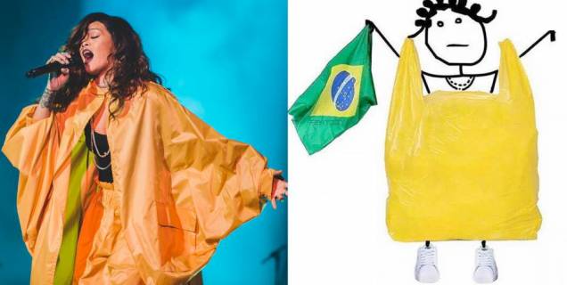 Com poucas atrações de renome, o festival bombou na internet depois que a cantora Rihanna apareceu vestida com uma estranha roupa amarela em seu show, na mais concorrida entre as sete noites Com poucas atrações de renome, o festival bombou na internet depois que a cantora Rihanna apareceu vestida com uma estranha roupa amarela em seu show, na mais concorrida entre as sete noites