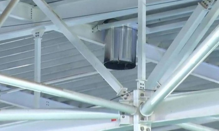 Balão tumultua o Parque Olímpico