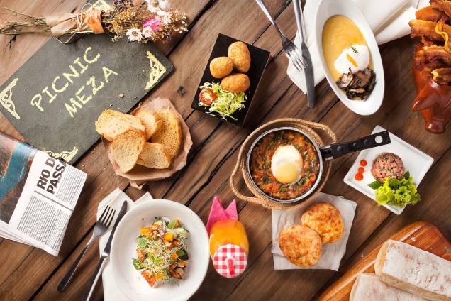 Delícias do brunch: o serviço começou no início do mês Delícias do brunch: o serviço começou no início do mês