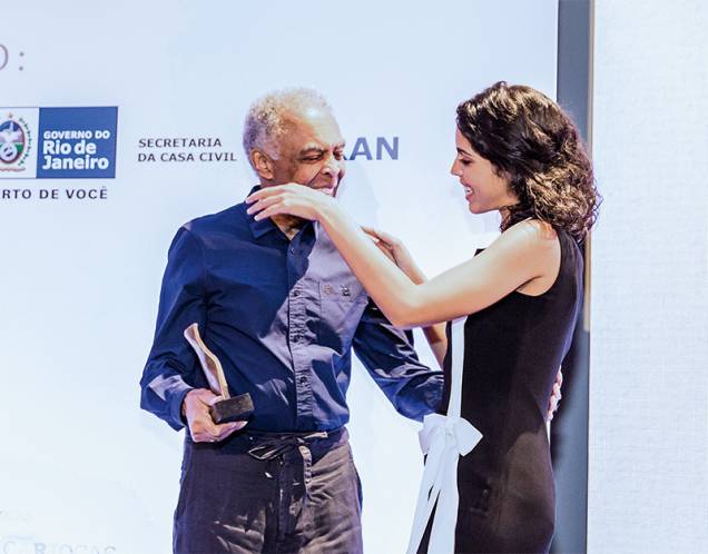 Gilberto Gil com a filha Bela Gilberto Gil com a filha Bela