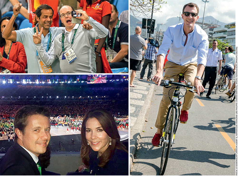 Reis e príncipes aproveitam a Olimpíada para desfrutar das delícias do Rio