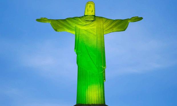 Cristo Redentor terá iluminação com as cores dos países participantes da Copa