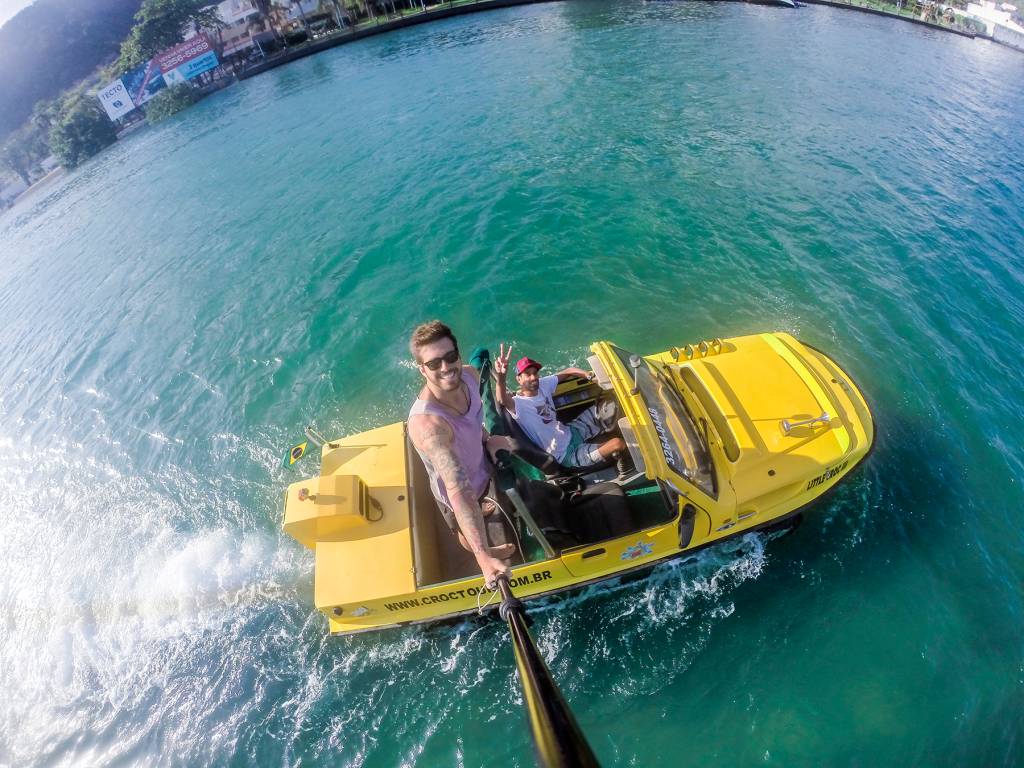 Carro anfíbio é a nova atração radical do 360 Sports