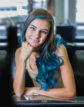 Azul é a cor mais quente