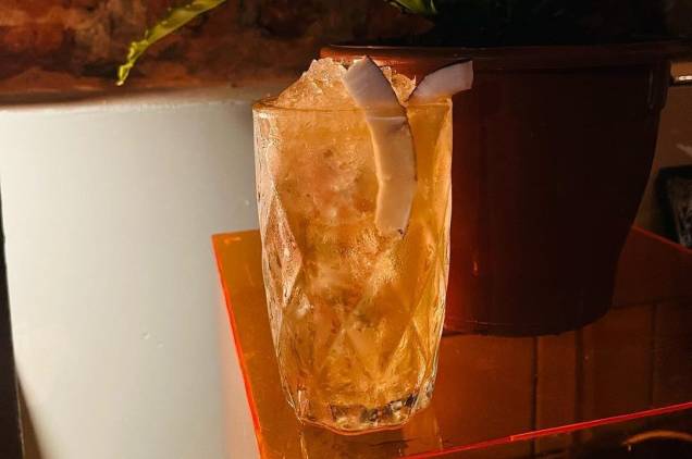 Cafuné: um dos drinques em destaque do Meza Bar Cafuné: um dos drinques em destaque do Meza Bar