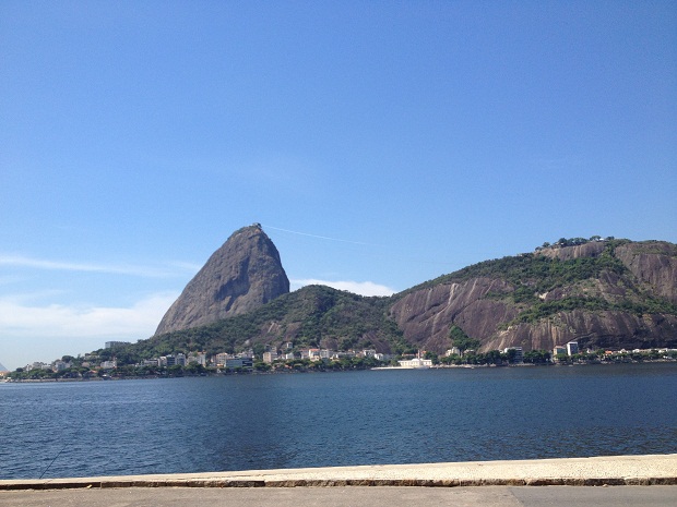 No caminho pelo Aterro até a Marina da Glória é possível ver pontos turísticos como o Pão de Açúcar.<br> No caminho pelo Aterro até a Marina da Glória é possível ver pontos turísticos como o Pão de Açúcar.<br>