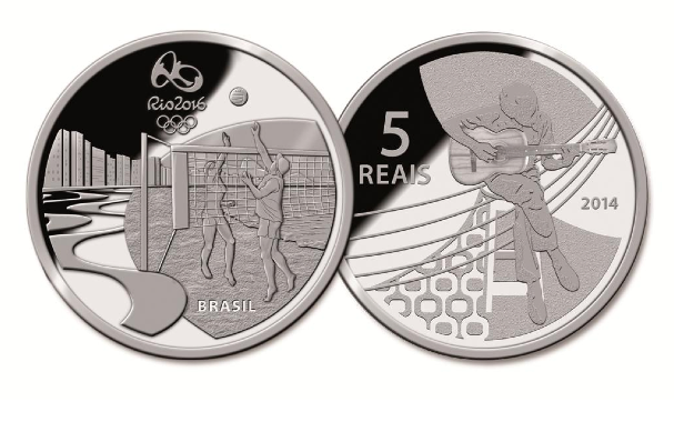 Moedas comemorativas dos Jogos Rio 2016 Moedas comemorativas dos Jogos Rio 2016