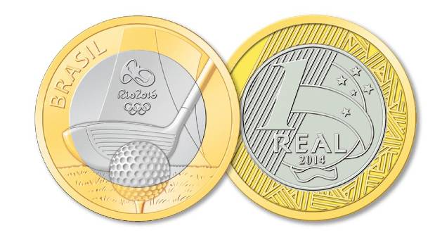 Moedas comemorativas dos Jogos Rio 2016