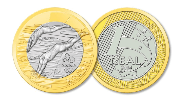 Moedas comemorativas dos Jogos Rio 2016 Moedas comemorativas dos Jogos Rio 2016