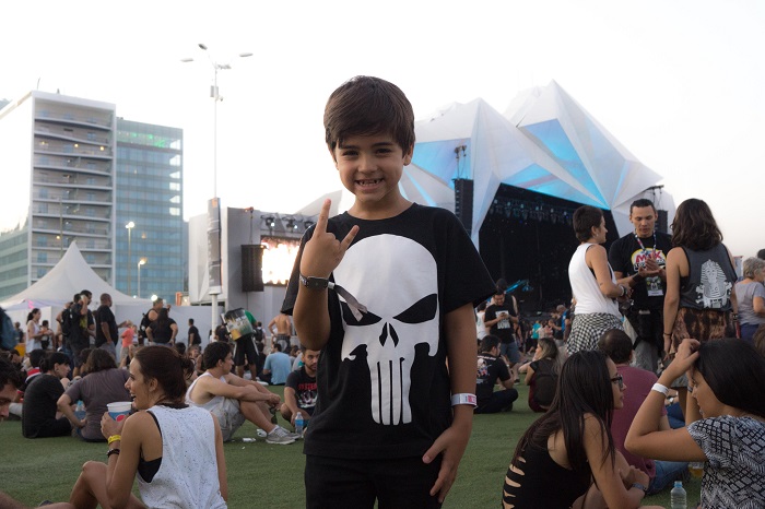 Rock in Rio atrai público infantil na quinta (24), dia de metal
