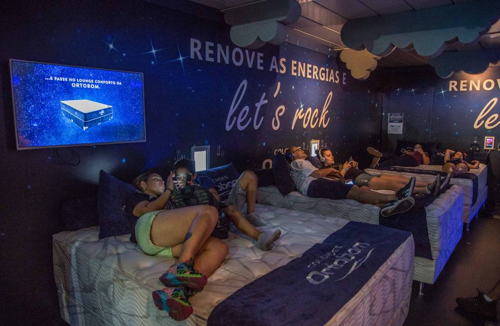 Lugares para descansar na Cidade do Rock