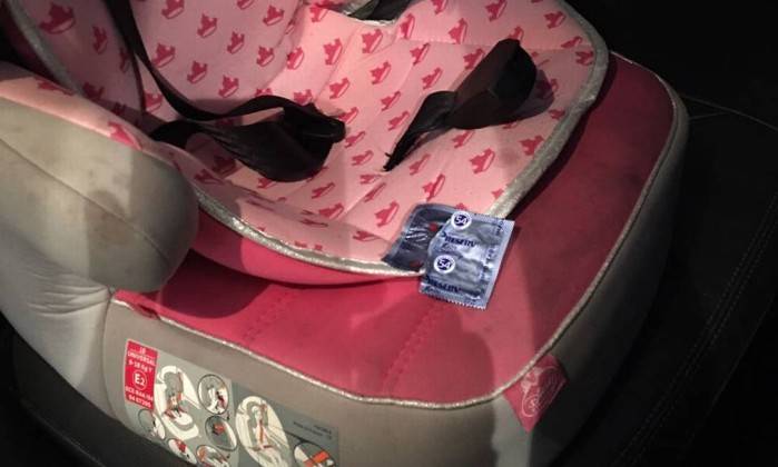 Empresário encontra camisinha usada em carro deixado estacionado no shopping