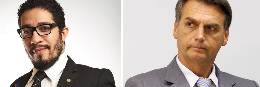 Bolsonaro vai entrar com processo contra Jean Wyllys após cusparada