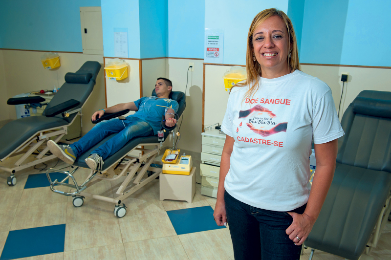 Nice Carvalho busca doadores de sangue para o INC