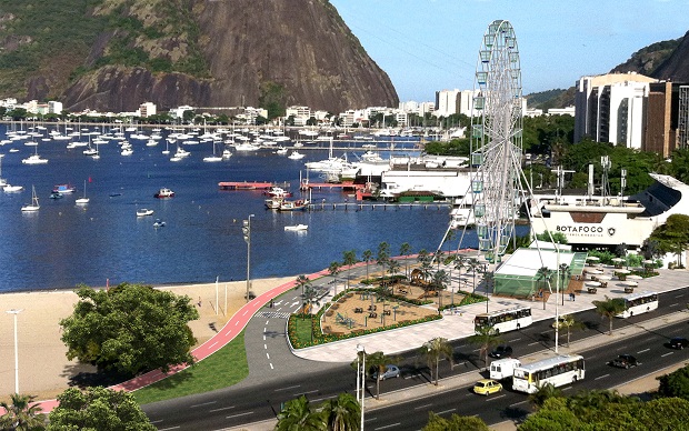 Botafogo terá roda-gigante panorâmica até o fim dos Jogos de 2016