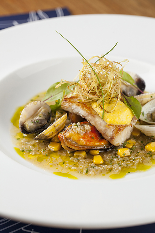 Elia Schramm, do Laguiole, cozinha no Brigite’s