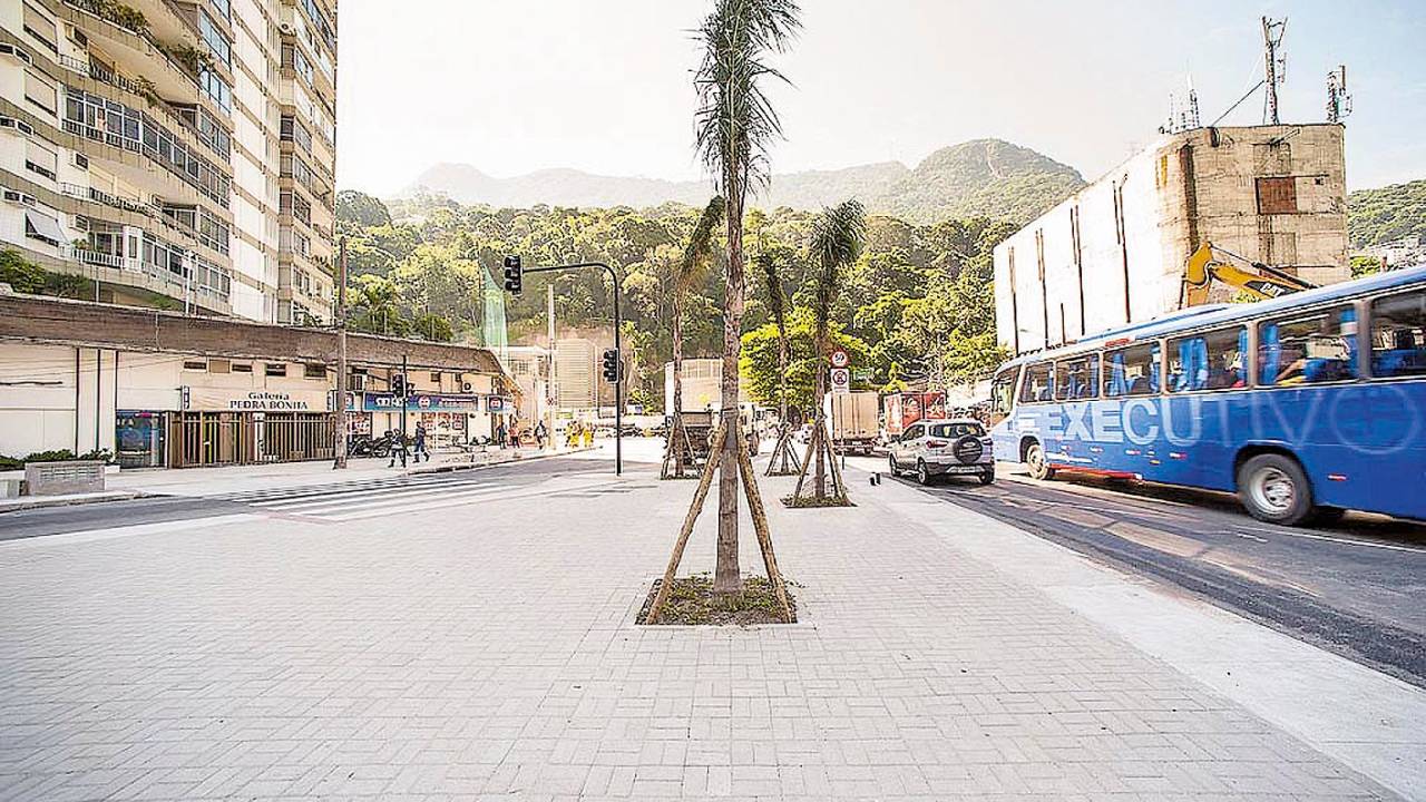 Estação São Conrado: obras do metrô já estão quase concluídas, assim como a reurbanização do bairro