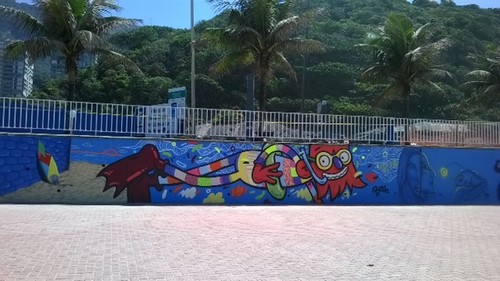 São Conrado ganha grafite de 140 metros
