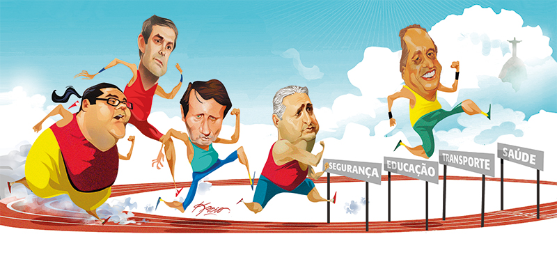 Principais candidatos ao governo do Rio apresentam suas propostas