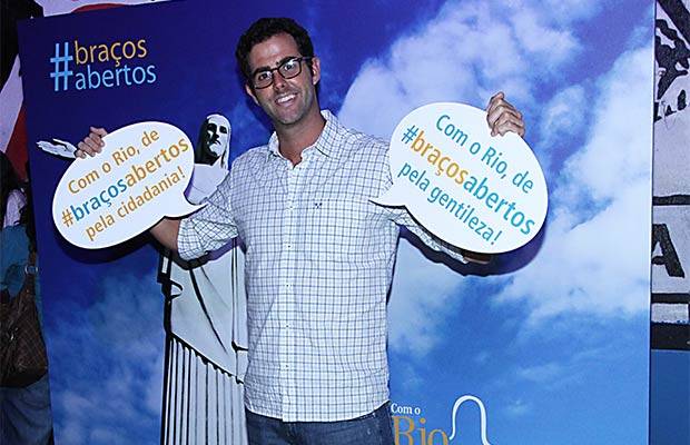 Joaquim Monteiro de Carvalho, fundador do Movimento Rio Eu Amo Eu Cuido, apoia a campanha Rio de Bra&ccedil;os Abertos<br>