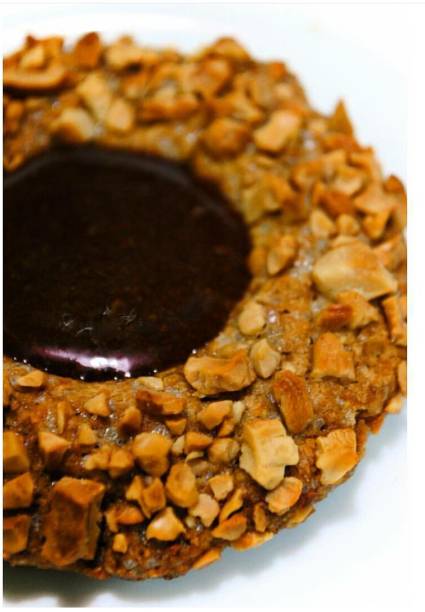 Cookies de castanhas com caramelo e flor de sal do Café Box free Cookies de castanhas com caramelo e flor de sal do Café Box free