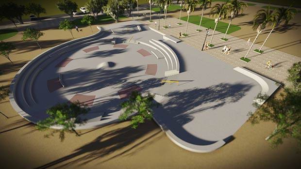 Praça do Ó ganha novos equipamentos de skate