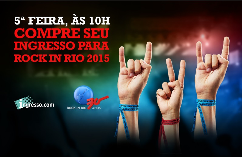 Venda de ingressos para o Rock in Rio começa nesta quinta (9)
