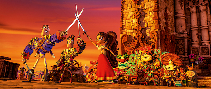 Festa no Céu, colorido ímpar e um triângulo amoroso