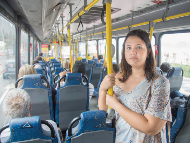 Cerca de 70% dos ônibus municipais circulam sujos