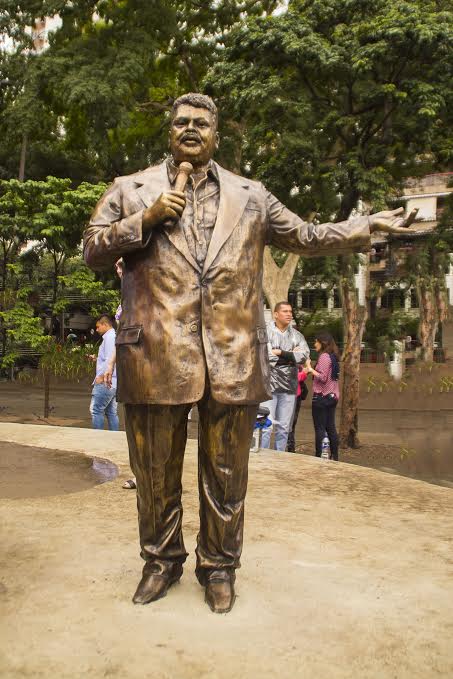Estátua de Tim Maia é inaugurada na Tijuca