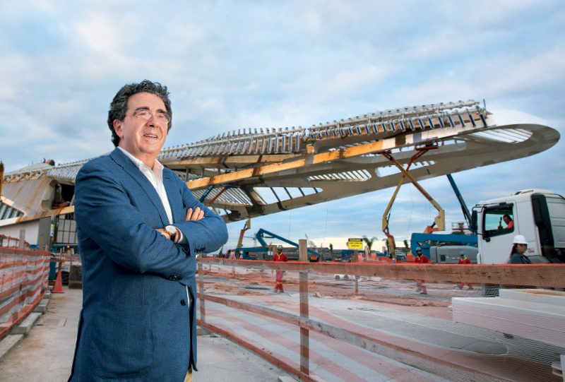 Calatrava no Píer Mauá: admirador de Niemeyer, Villa-Lobos e da arara Blue