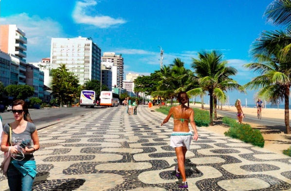 O projeto Orla tanquila do arquiteto Felipe Lacerda que recupera o tamanho antigo do calçadão de Ipanema, com a mudança do local da ciclovia.<br> O projeto Orla tanquila do arquiteto Felipe Lacerda que recupera o tamanho antigo do calçadão de Ipanema, com a mudança do local da ciclovia.<br>