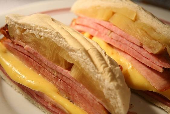 Uma seleção de cinco casas para comer sanduíche