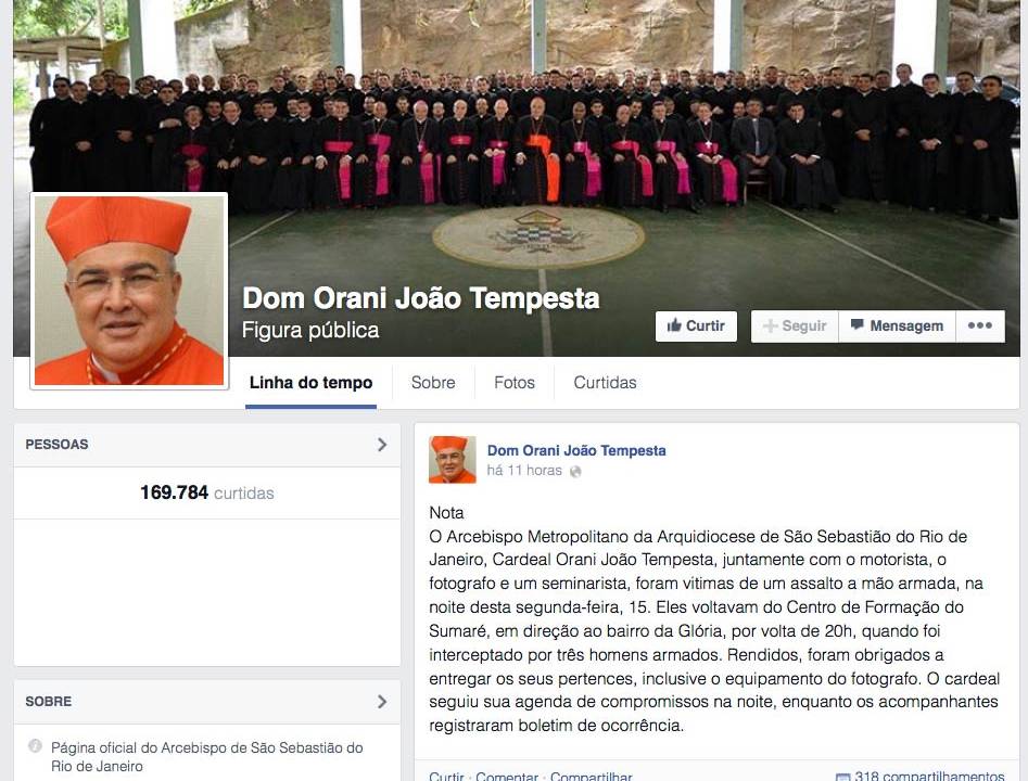 Reprodução Facebook