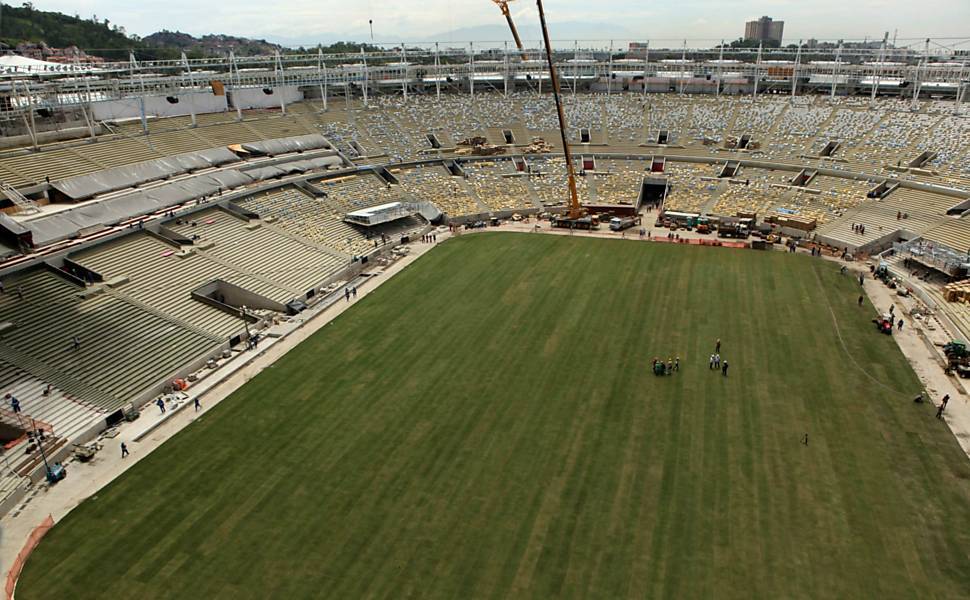 Obras do est&aacute;dio est&atilde;o em processo de conclus&atilde;o.<br>