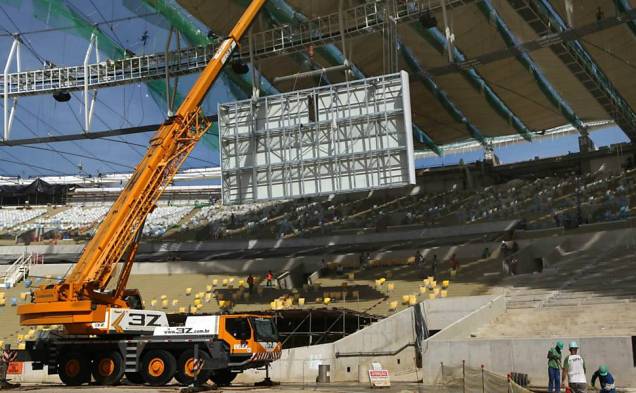 92% do est&aacute;dio j&aacute; est&aacute; terminado.<br>