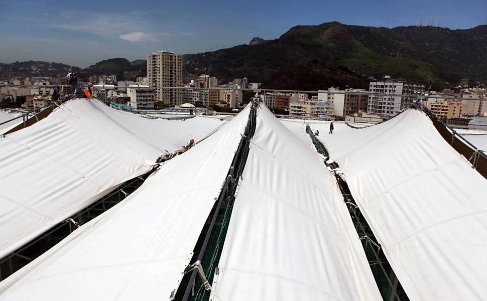 Mesmo em processo de finaliza&ccedil;&atilde;o, obrasdo est&aacute;dio s&atilde;o as mais atrasada entre os que receber&atilde;o partidas da Copa das Confedera&ccedil;&otilde;es.<br>