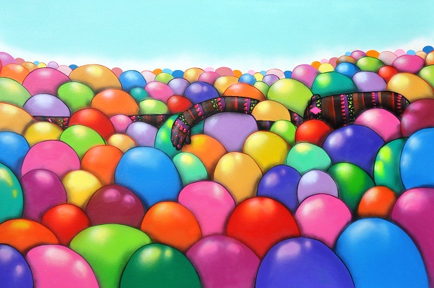 Trabalho Insônia Dorme, feito em técnica mista sobre tela.<br> Trabalho Insônia Dorme, feito em técnica mista sobre tela.<br>