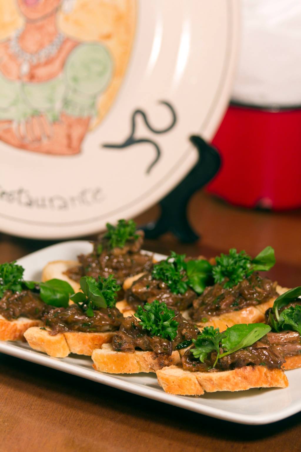 Bruschetta de rabada: novidade do Joaquina Bruschetta de rabada: novidade do Joaquina