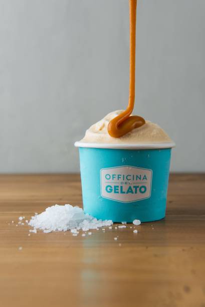 Caramelo com sal: em cartaz na Officina del Gelato