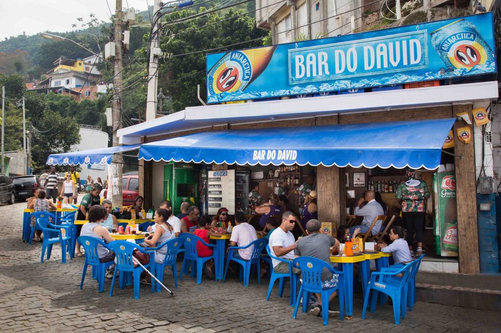 Bar do David: ambiente informal Bar do David: ambiente informal